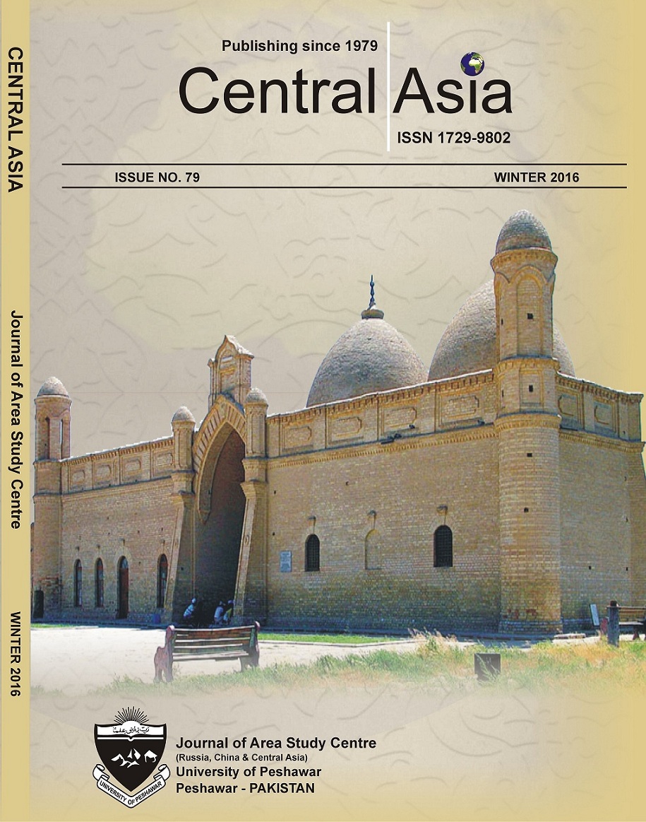 					View Vol. 79 No. Winter (2016): Central Asia
				